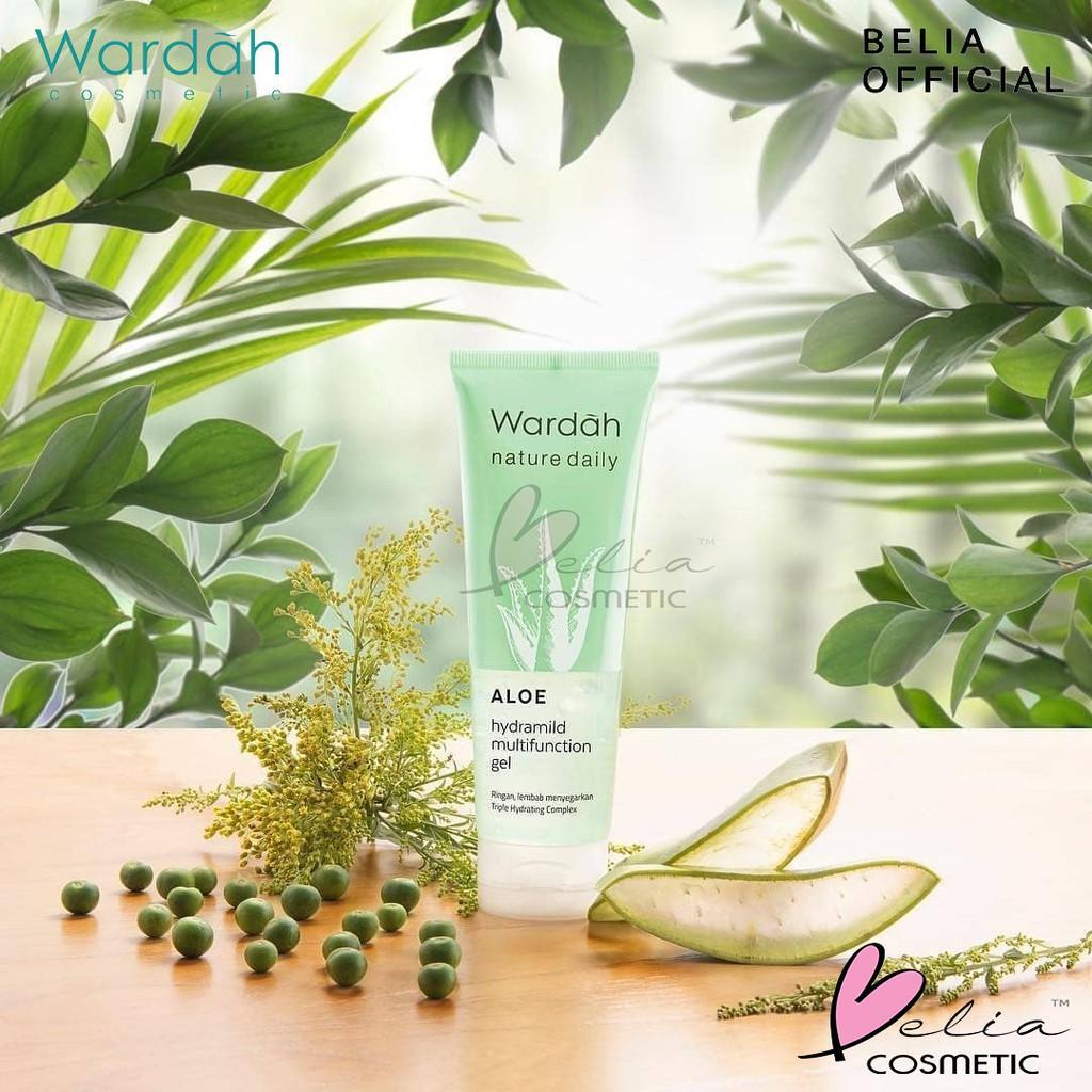 Wardah Nature Daily Aloe Hydramild Series - Toner, Gel, Face Wash, Moisturizer - 100ml, Natural & Organic Aloe Vera, pH Balance Formula, Ideal for Daily Use