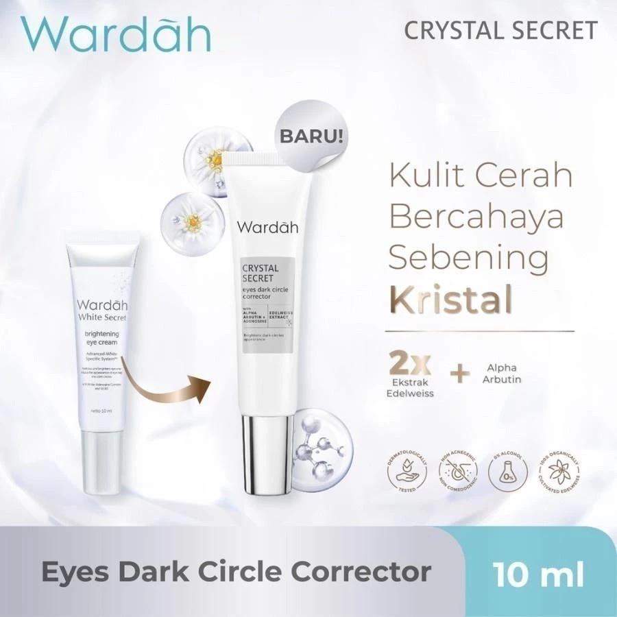 Wardah Crystal Secret Series | Day&night Cream | Cleanser | Toner | Cleansing Gel