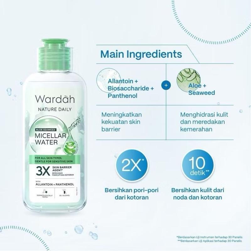 Wardah SeaBloom Micellar Magic – 100mL Ocean-Fresh Cleanse