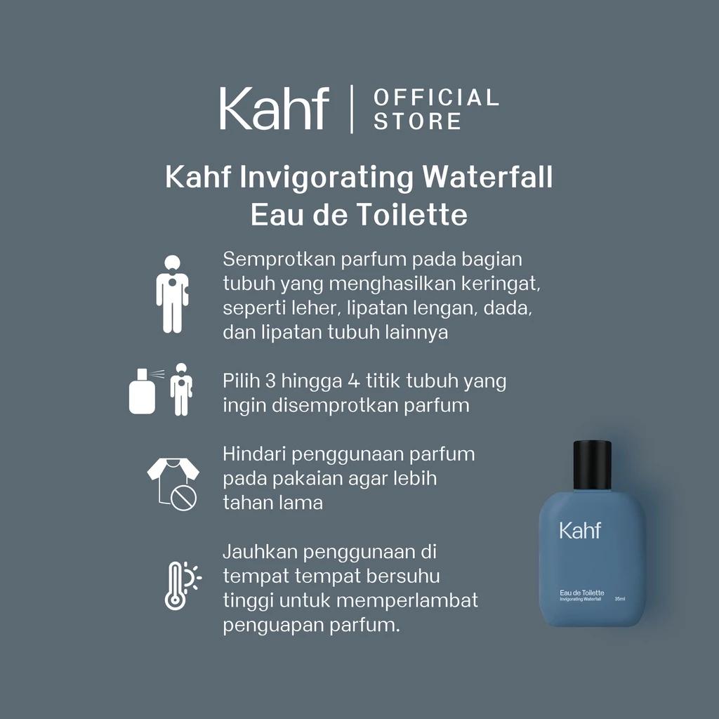 Kahf Eau de Toilette Invigorating Waterfall 35ml – Long-Lasting Men’s Fragrance