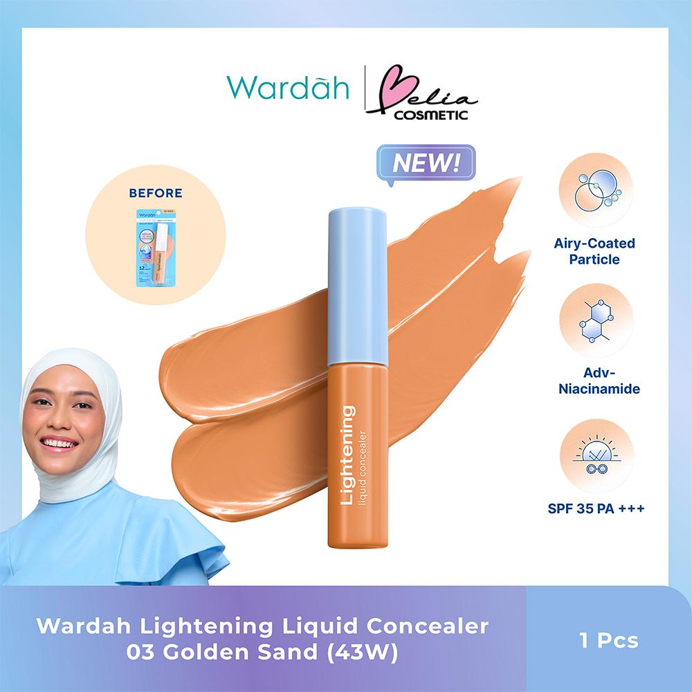 Wardah Lightening Liquid Concealer – Smooth Cover | BPOM & Halal Certified