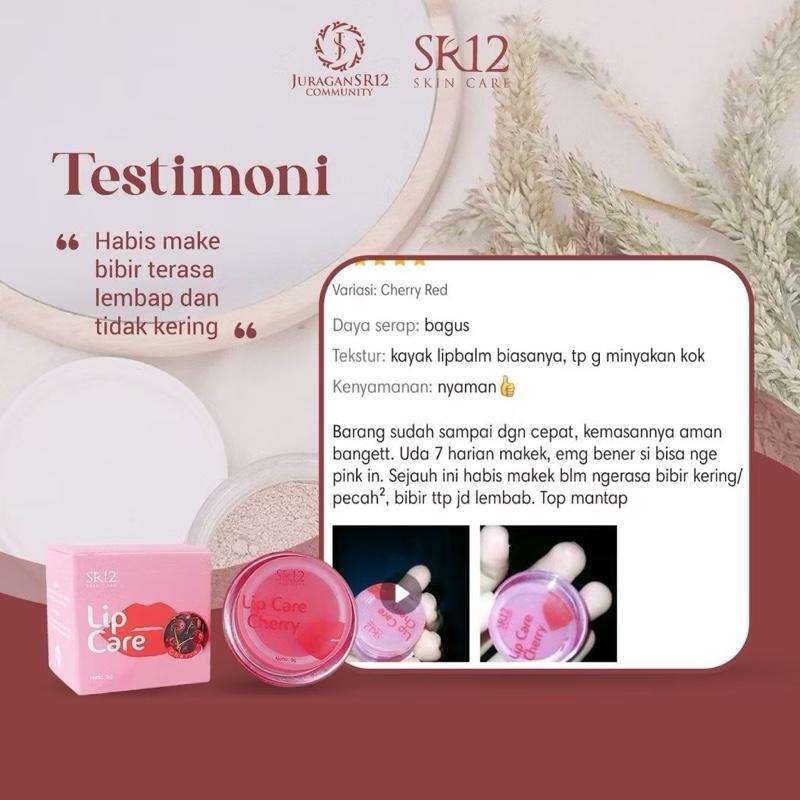 SR12 CherryBloom Natural Lips Therapy