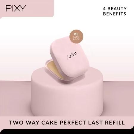 PIXY Perfect Last 4-in-1 Two Way Cake Refill - Long-Wear Flawless Matte Finish 9g