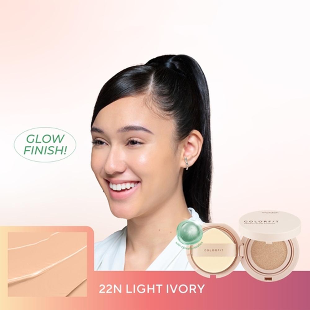 WARDAH Colorfit Perfect Glow Cushion – 12H Wear | Dewy Finish | SPF 33 PA