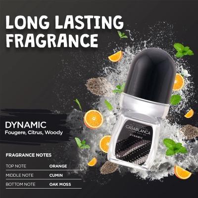 Casablanca Men’s Roll-On Deodorant Dynamic Black 50 ml – Elegant Bold Scent & 48H Protection for the Modern Man