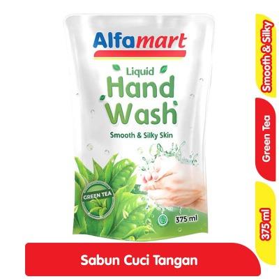 Alfamart Hand Wash Green Tea Refill 375ml – Clean Hands, Soothing Scent