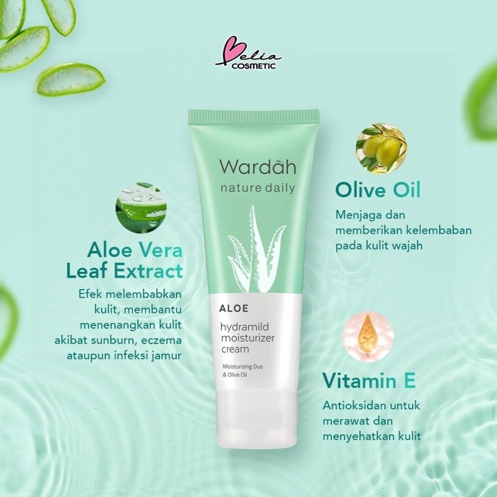 WARDAH Aloe Hydramild Moisturizer Cream 40ml – With Olive Oil | Hydrating Face Cream