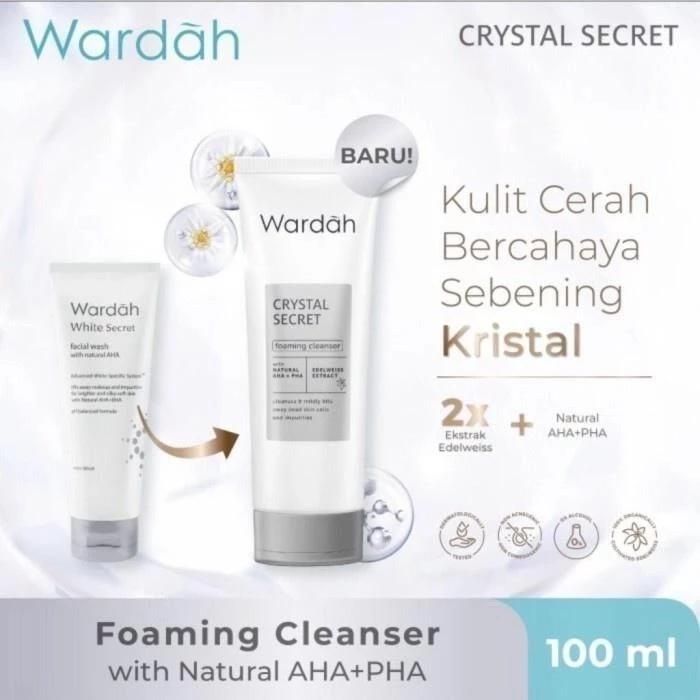 Wardah Crystal Secret Series | Day&night Cream | Cleanser | Toner | Cleansing Gel