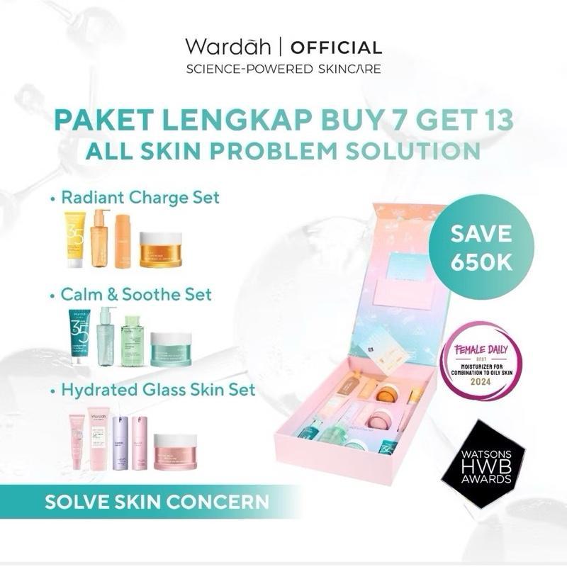 Award-Winning WARDAH 20-in-1 Skincare Set – Buy 7 Get 13 FREE for Complete Glow!