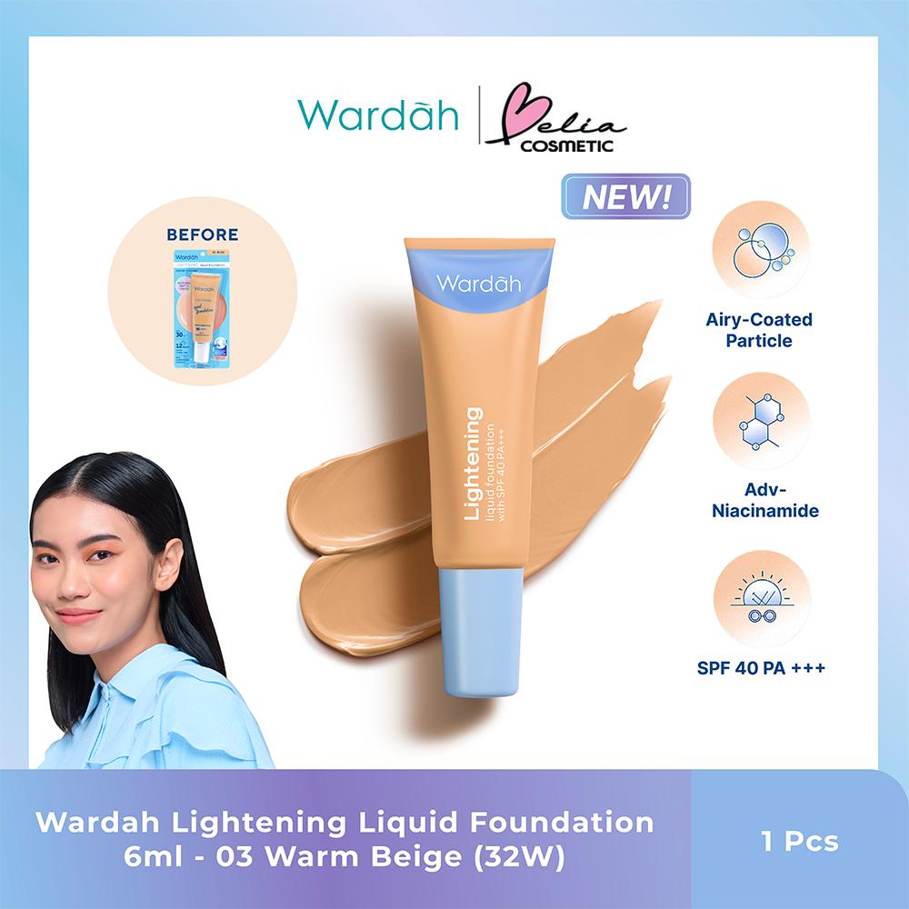 Wardah Lightening Foundation – Halal & BPOM Safe Bright & Light - Only at Serba Ada!