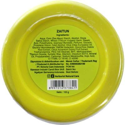 Herborist Traditional Balinese Body Scrub – Olive 100g | Nourishing Body Exfoliator with Olive Oil | Smooth, Glowing & Moisturized Skin