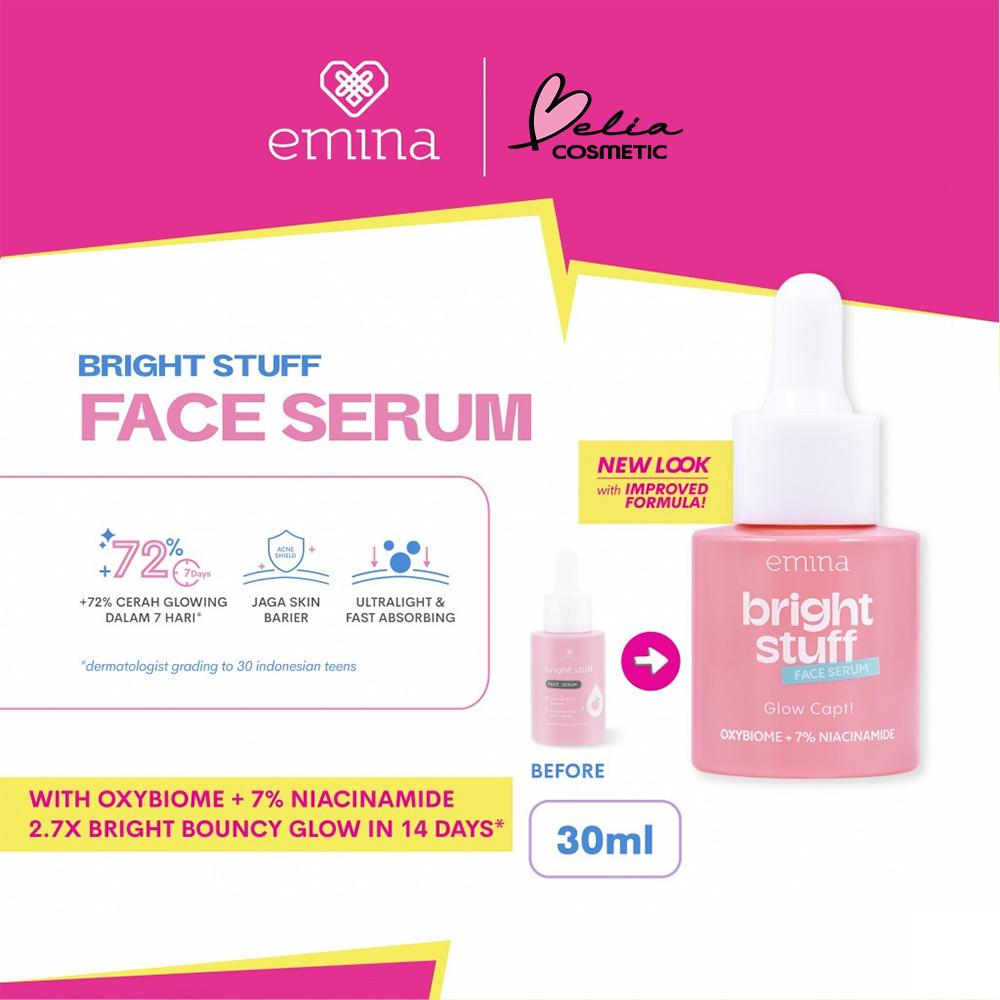 Emina Bright Stuff Radiant Glow Face Serum | Brightening & Moisturizing Serum for Dull Skin