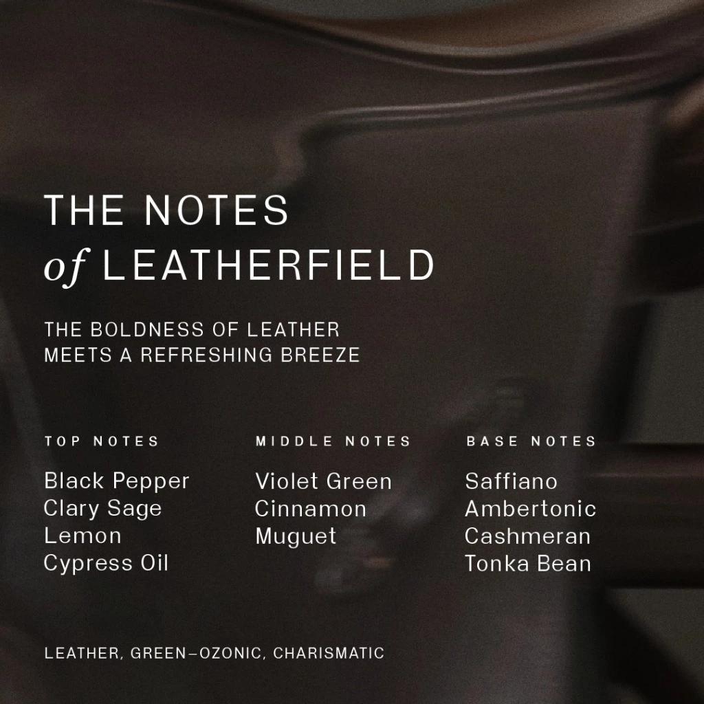 Kahf Leatherfield Extrait de Parfum 50 ml – Oracle Series – Long-Lasting Men’s Perfume with Green Leather Scent