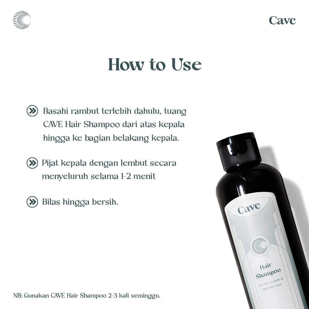 CAVE Hair Shampoo: Grow, Thicken & Stop Hair Loss for Men