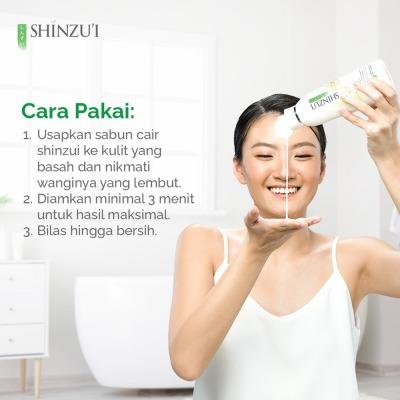 Shinzu’i Skin Lightening Body Wash – Kirei Refill 380ml | With Herba Matsu Oil & Natural Brightening Formula | Smooth, Radiant, and Fresh Skin Every Day