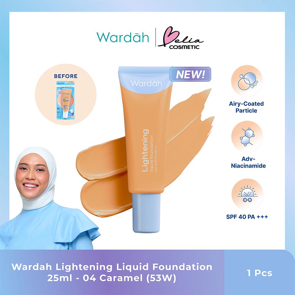 Wardah Lightening Foundation – Halal & BPOM Safe Bright & Light - Only at Serba Ada!