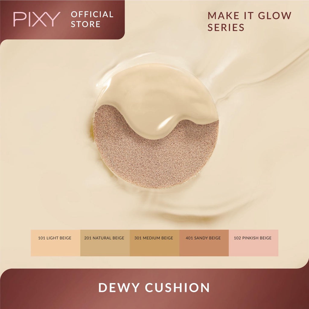 PIXY Make It Glow Dewy Cushion Refill 201 Neutral Beige