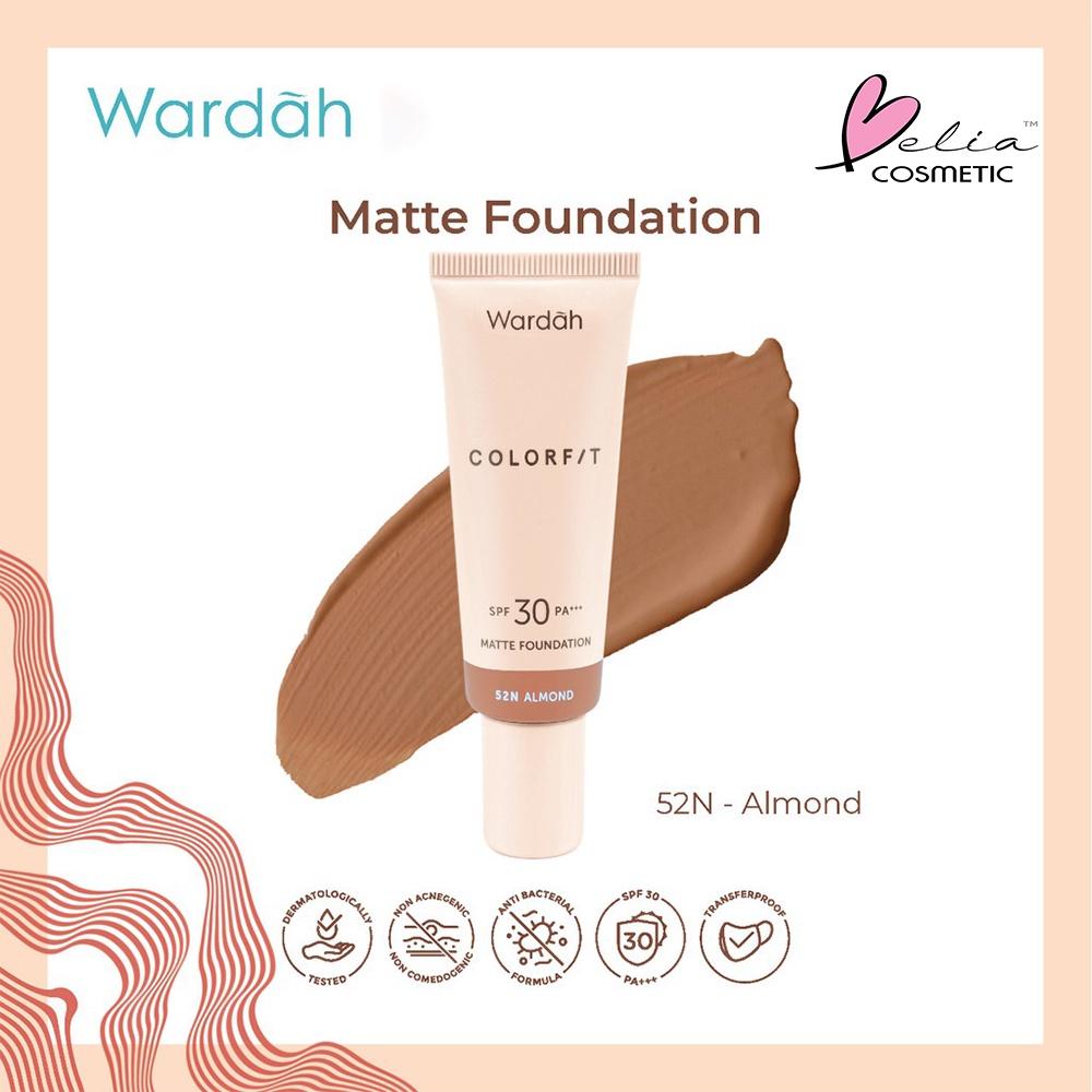 WARDAH Colorfit Makeup Set – Matte Foundation & Glow Cushion (Full/Refill)