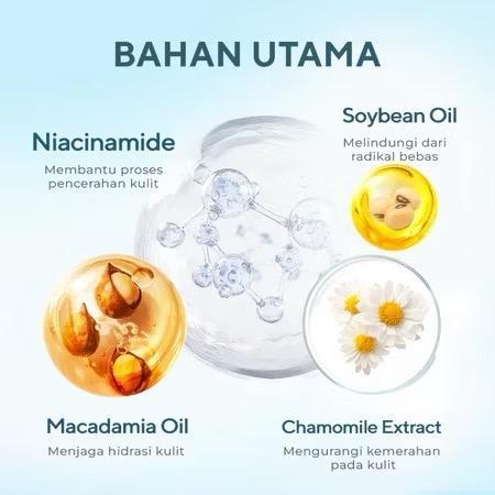 Wardah GlowSwipe Lightening Micellar Magic Remover - Oil-Infused Micellar Water with Niacinamide & Macadamia Oil for All Skin Types