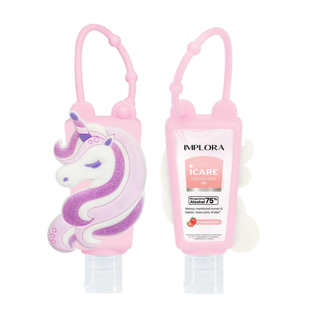 Implora Icare Hand Sanitizer Gel 30ml | Pembersih Tangan - Gantungan Karakter Soap Tanpa Bilas