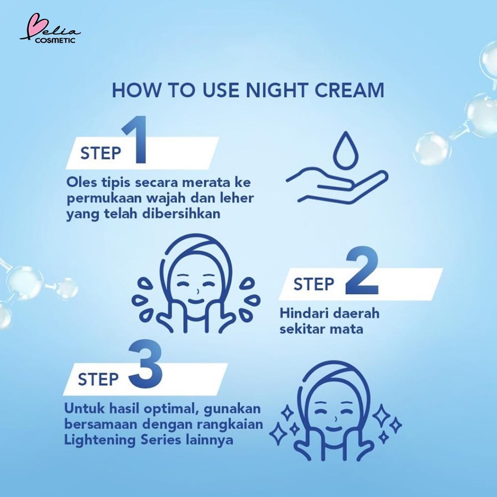 WARDAH Lightening Night Cream – Brightening Moisturizer | Niacinamide ADV | Night Repair