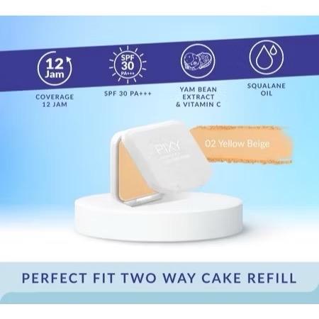 PIXy UVW Refill TWC 12.2g - Perfect Fit Long-Wear Matte Powder