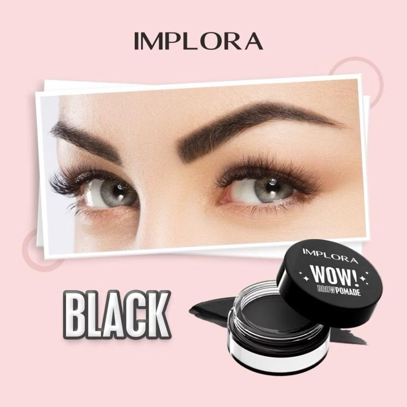 Implora WOW BrowLock – Waterproof Pomade Gel | 4 Flawless Shades