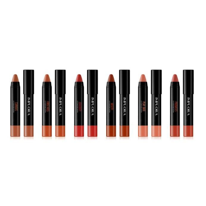 Implora Lip Crayon Satin – Soft Satin Finish Lip Color