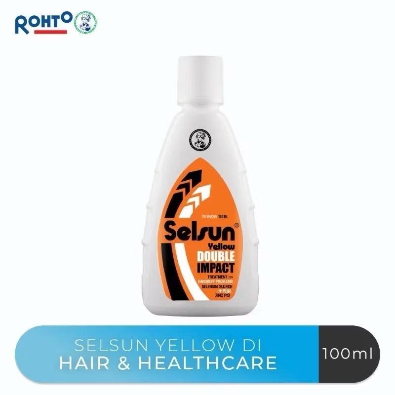 Selsun Yellow DuoShield Anti-Dandruff Shampoo | 50mL & 100mL | BPOM Certified Original