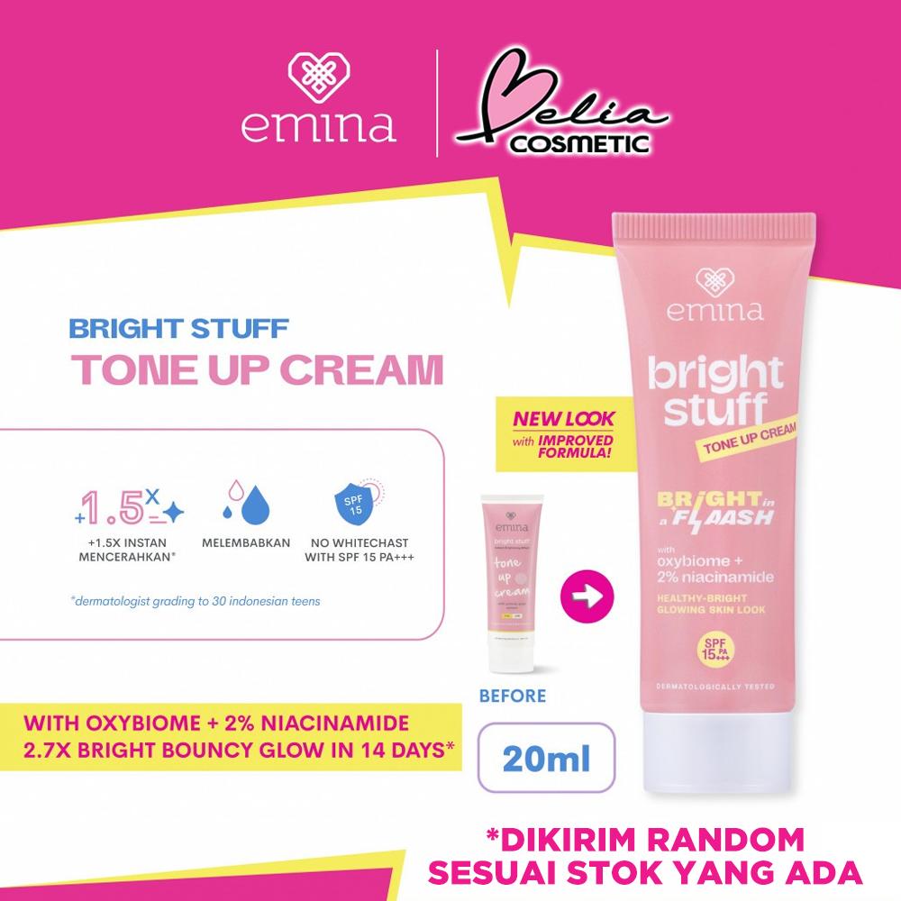 Emina Bright Stuff Skincare Set | Acne-Prone Skin | Face Wash - Toner - Serum - Moisturizer - Tone Up Cream