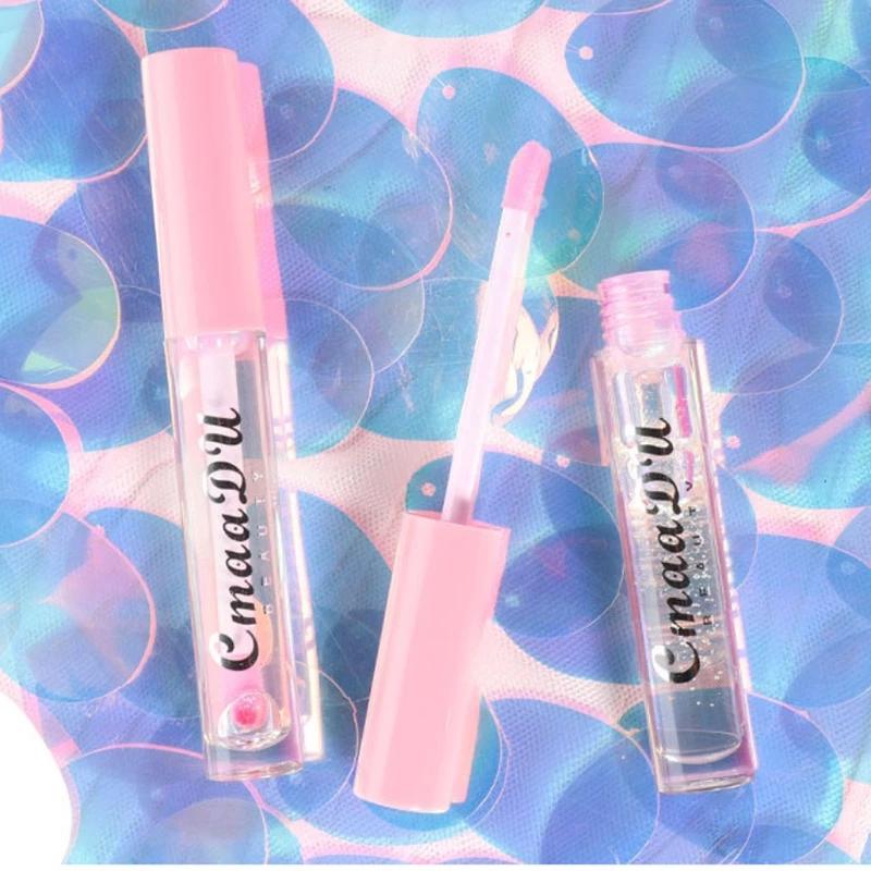 Transparent Lip Gloss with Color-Changing Effect | Lasts Long & Turns Soft Pink