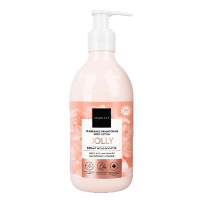Scarlett Fragrance Brightening Body Lotion – Jolly 300ml | Radiant Moisturizer with Glutathione & Niacinamide | Warm Luxury Scent & Glowing Skin