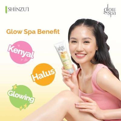 Shinzu’i Glow Spa Gel Exfoliating Honey 260ml | Gentle Brightening Gel with Natural Scrub & Honey Extract