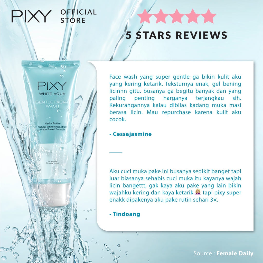 PIXY White Aqua Gentle Facial Wash 100gr
