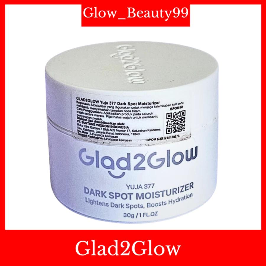 Glad2Glow Dark Spot Moisturizer 30g | Yuja + Symwhite 377 Brightening & Hydrating Cream