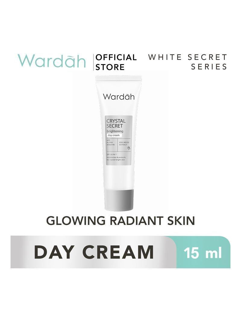 Wardah Crystal Secret Brightening Day Cream 15ml – Glow with Crystal-Clear Radiance