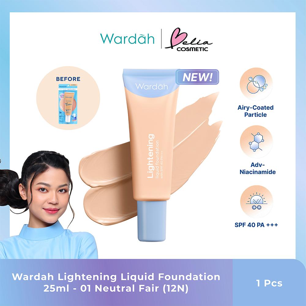 Wardah Lightening Foundation – Halal & BPOM Safe Bright & Light - Only at Serba Ada!