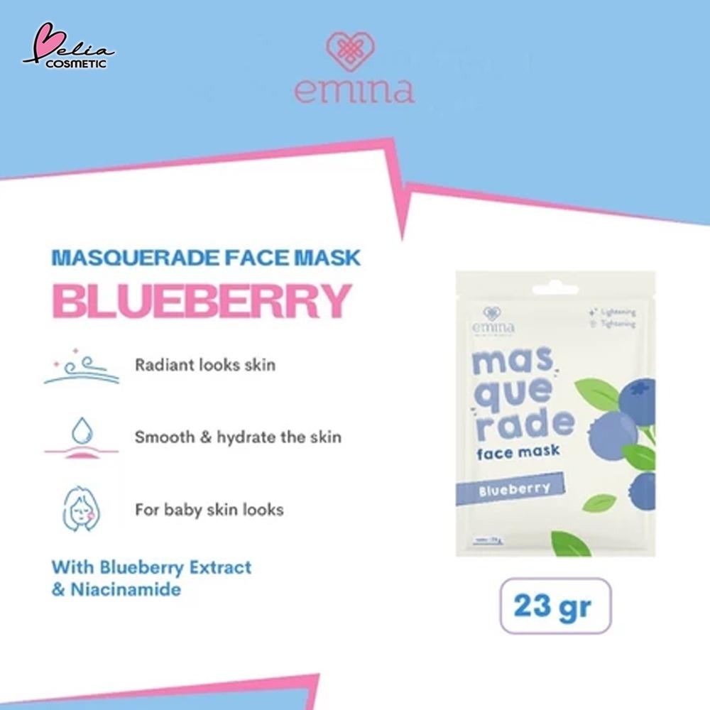 Emina Masquerade Glow Sheet Mask 23g | Natural Extract Face Mask | Hydrating & Refreshing
