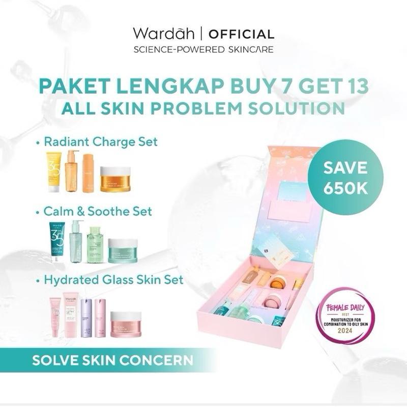 Award-Winning WARDAH 20-in-1 Skincare Set – Buy 7 Get 13 FREE for Complete Glow!