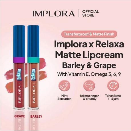 Implora Urban Lip Cream Matte / Lip Velvet – New Collection
