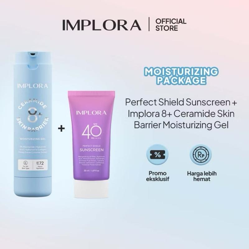 Implora GlowGuard Sunscreen - Hyaluronic Hydration Shield SPF+”