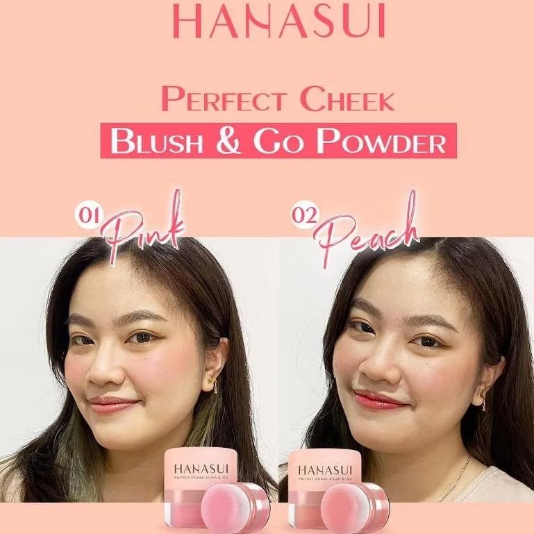 Hanasui Blush & Go – Airy Glow Cheek Powder