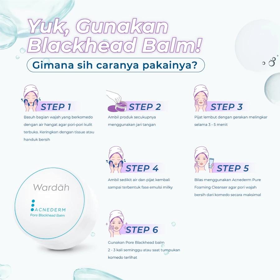 Wardah Acnederm Pore Blackhead Balm 20 gr
