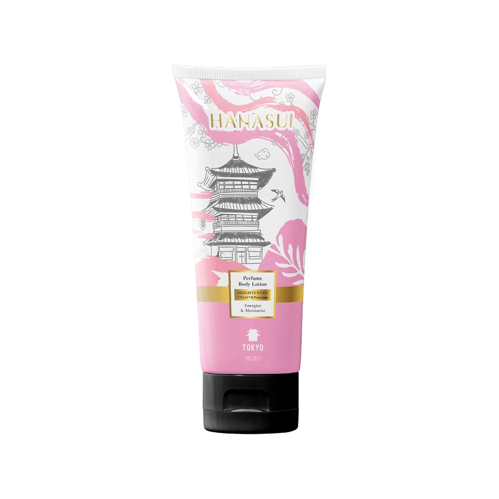 Hanasui Perfume Body Lotion 180ml - Brightening Lotion with Paris Sydney Tokyo Scents for Soft Moisturized Skin