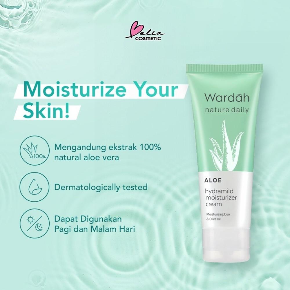 WARDAH Aloe Hydramild Moisturizer Cream 40ml – With Olive Oil | Hydrating Face Cream