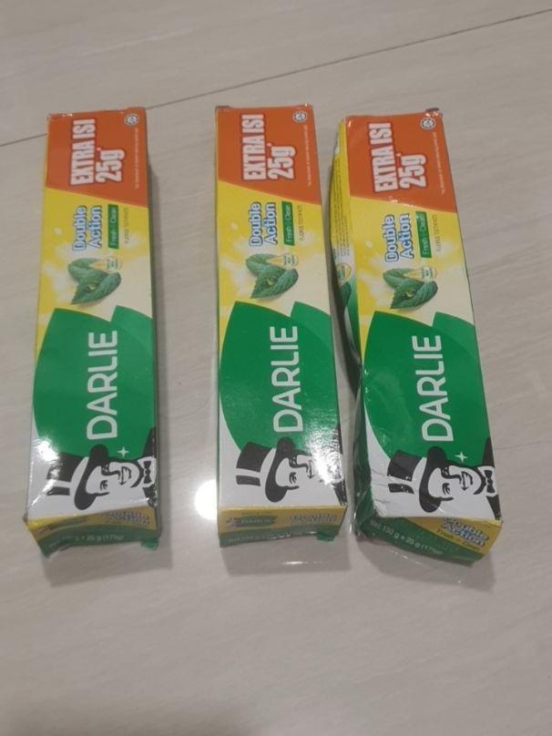 Darlie Double Action Fresh & Clean Toothpaste 175g Extra Value Pack Pasta Gigi Double Action Fresh Clean