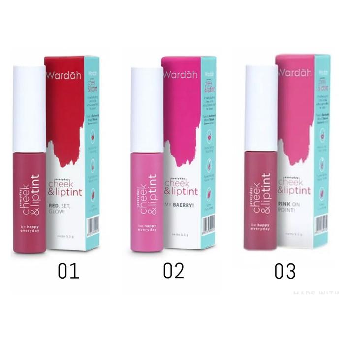 WARDAH Everyday Cheek & Lip Tint – 2-in-1 Liptint & Blush | Natural Glow