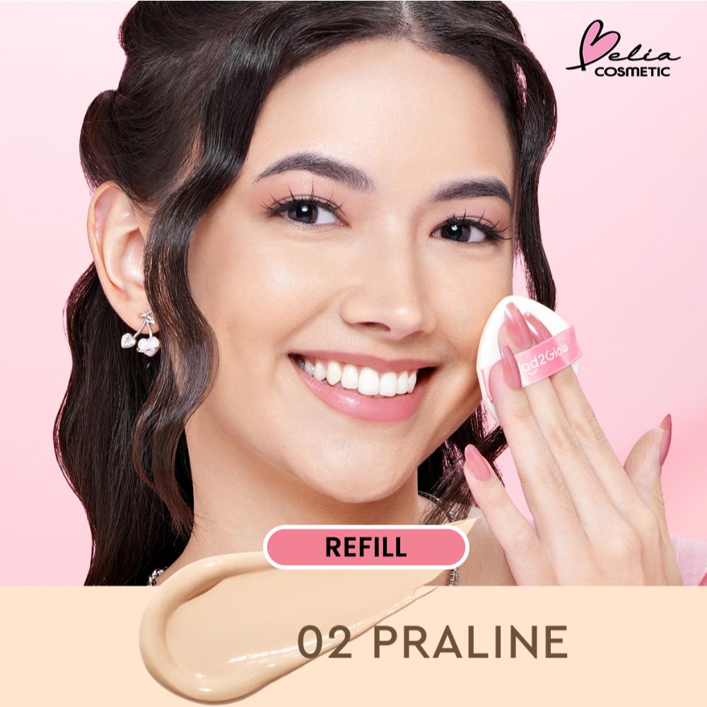 GLAD2GLOW Perfect Cover Cushion | Full Refill Included | Skincare-Infused | High Coverage | Transfer-Proof & Long Lasting