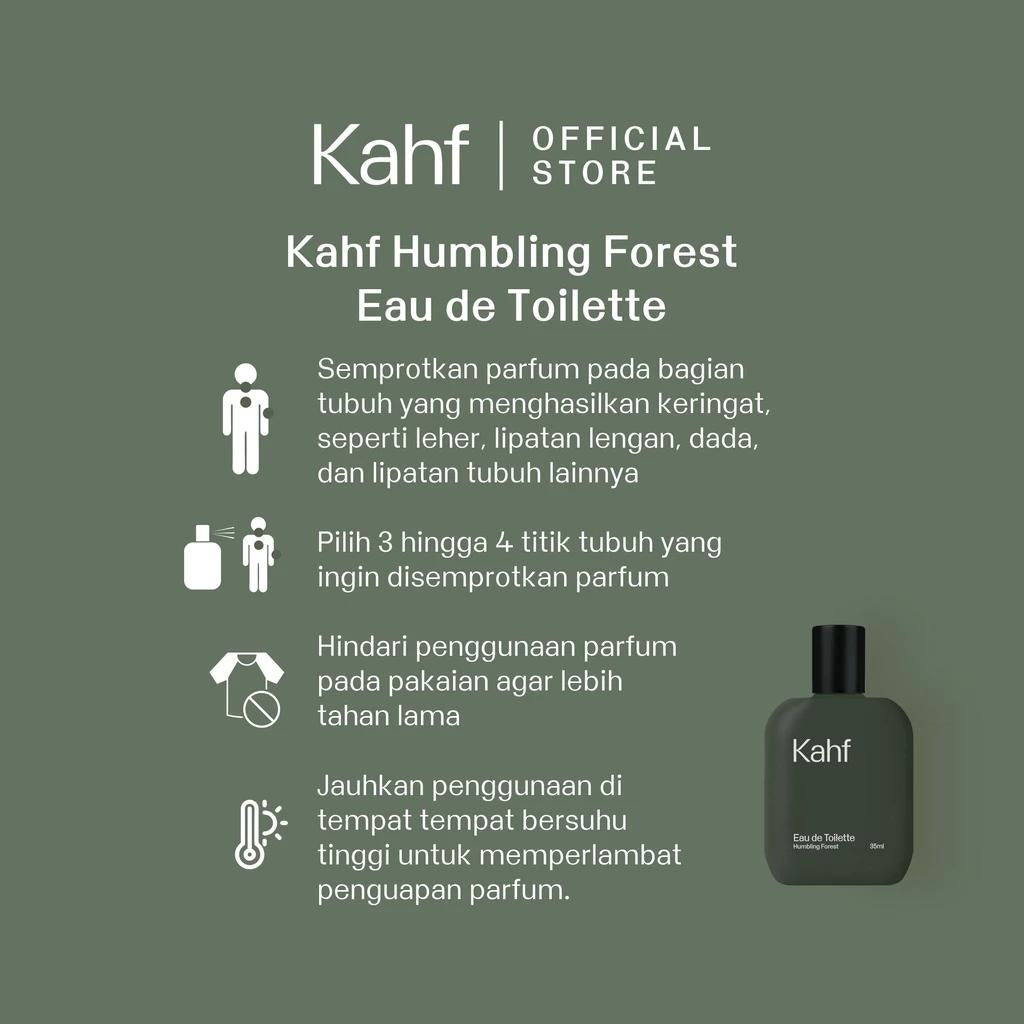 Kahf Eau de Toilette Humbling Forest 35ml – Long-Lasting Men’s Fragrance