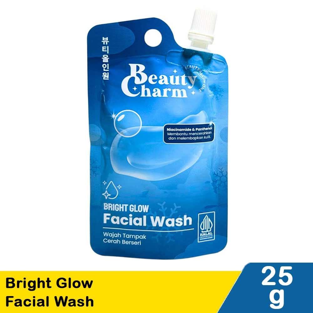 Beauty Charm Bright Glow Facial Wash 25g | Gentle Cleanser for Fresh, Radiant Skin